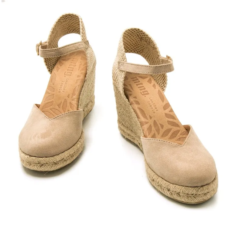 Sandalias Casual de Mujer MTNG LOUISA Beige 56584