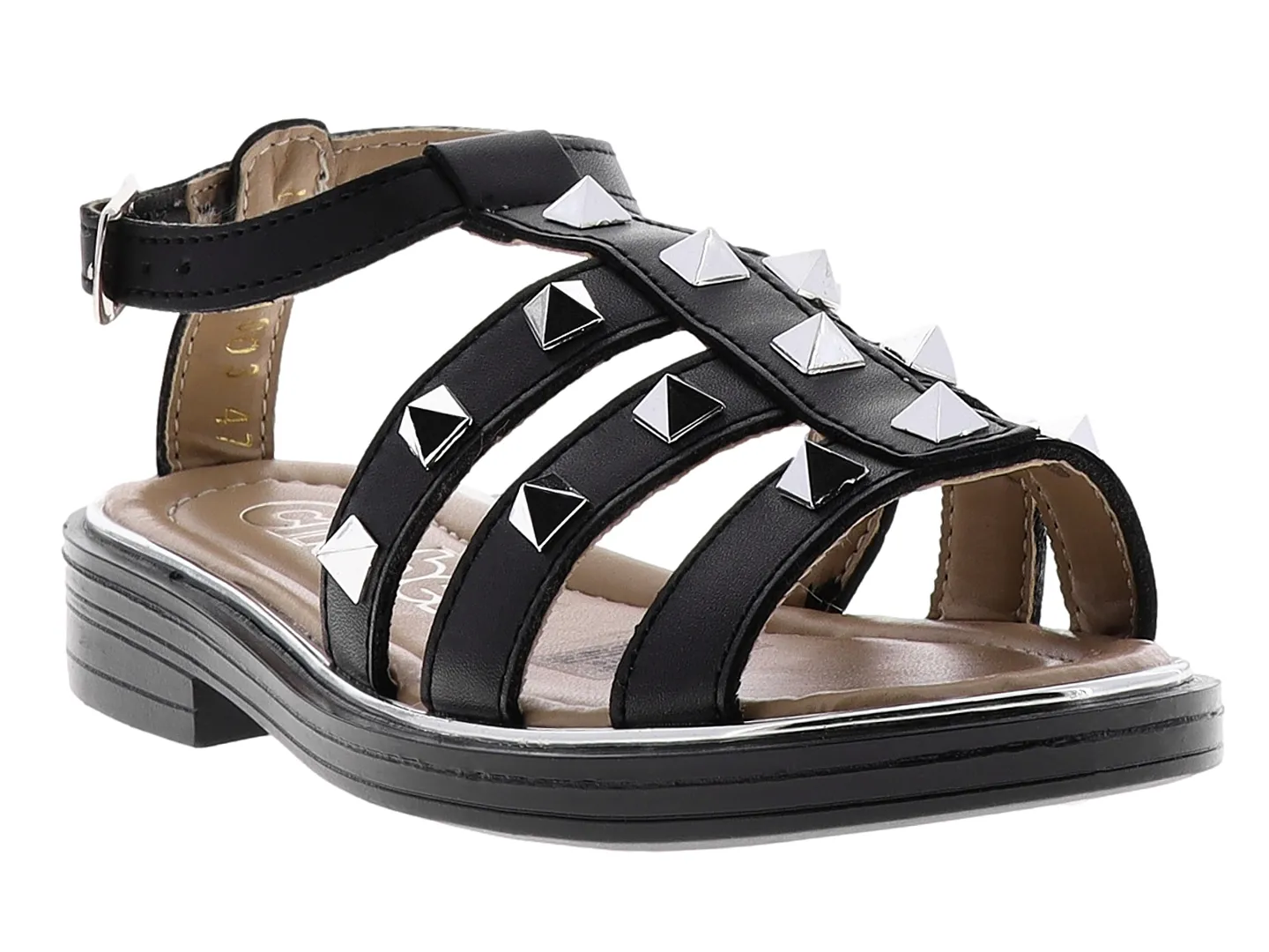 SANDALIAS CHABELO C102A NEGRO PARA NIñA