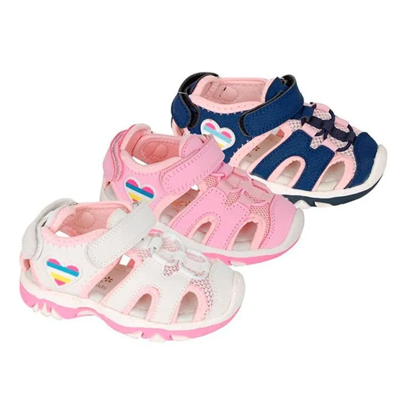 Sandalias deportivas niña con puntera