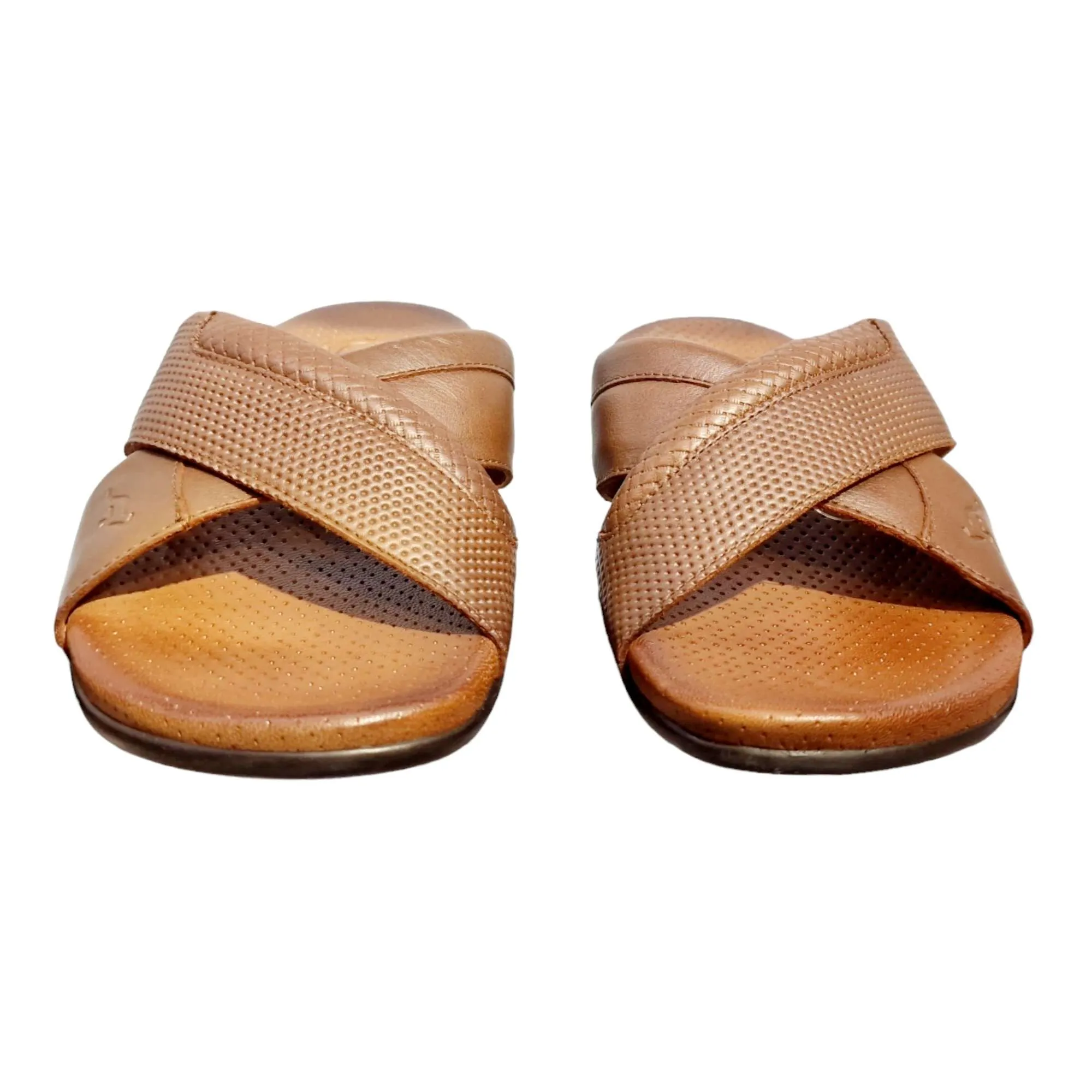 SANDALIAS HOMBRE PALA CRUZADA KANGAROOS CUERO