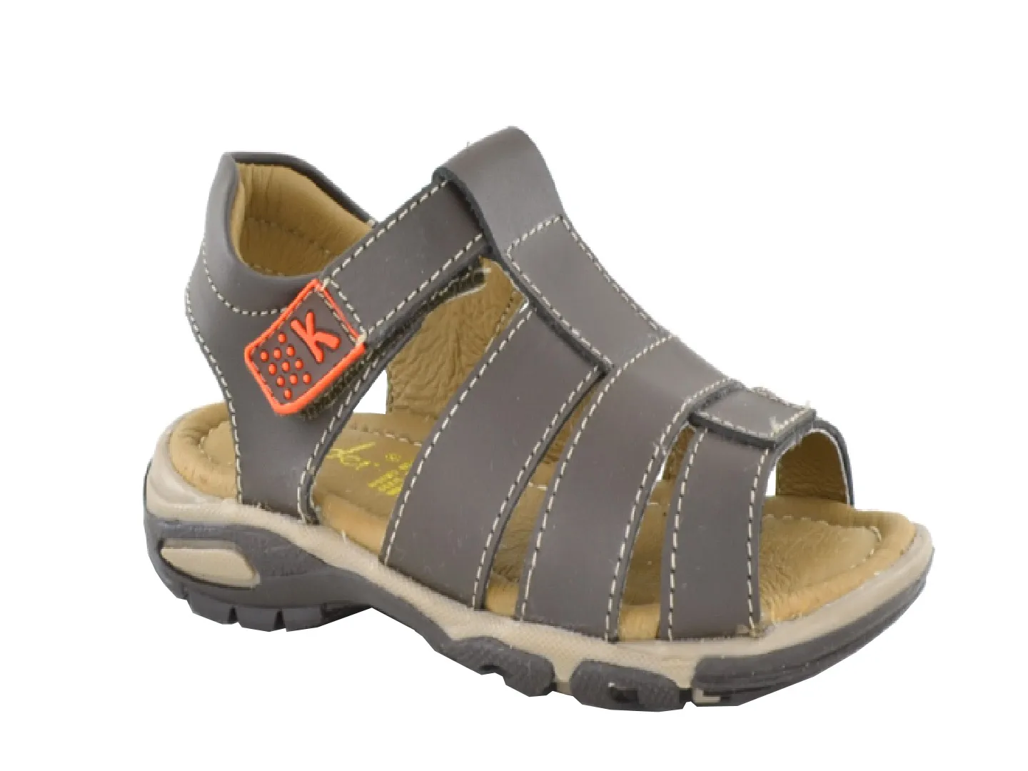Sandalias Kinder 7405 Cafe Para Niño