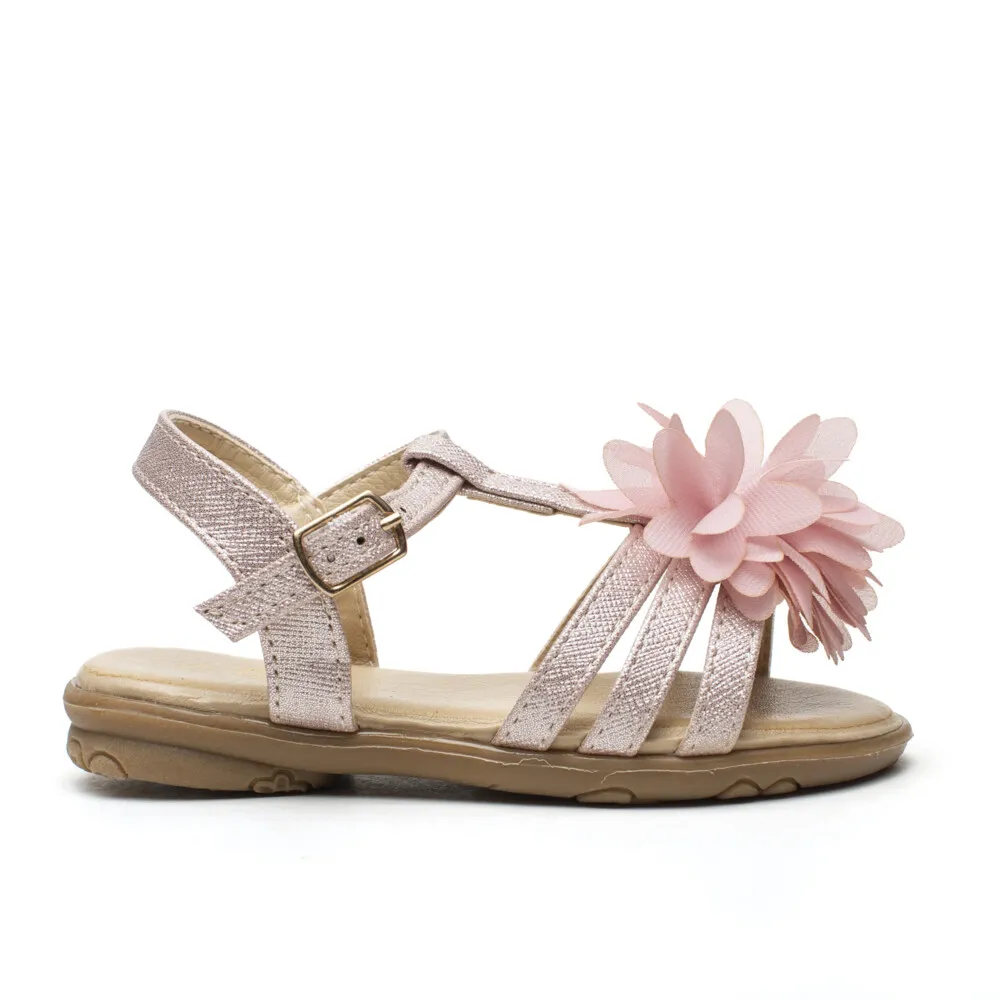 Sandalias Niña Flor Pompón