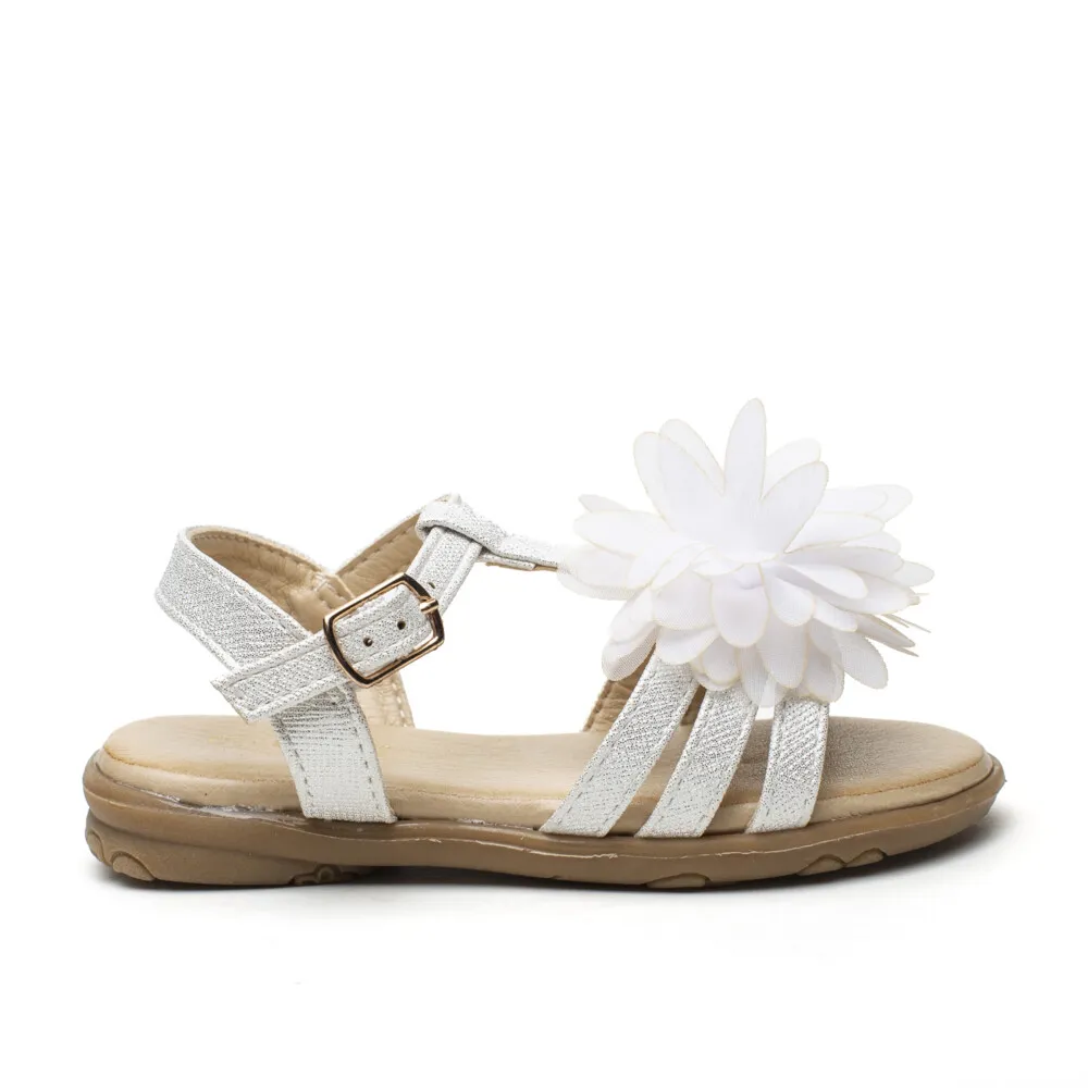 Sandalias Niña Flor Pompón