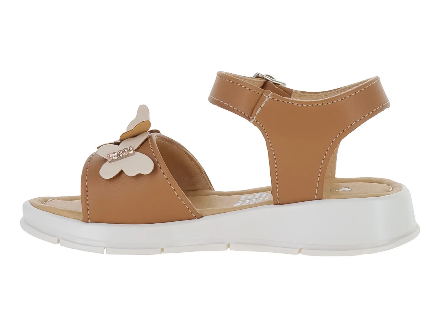 Sandalias Yuyin 24011 Café Para Niña