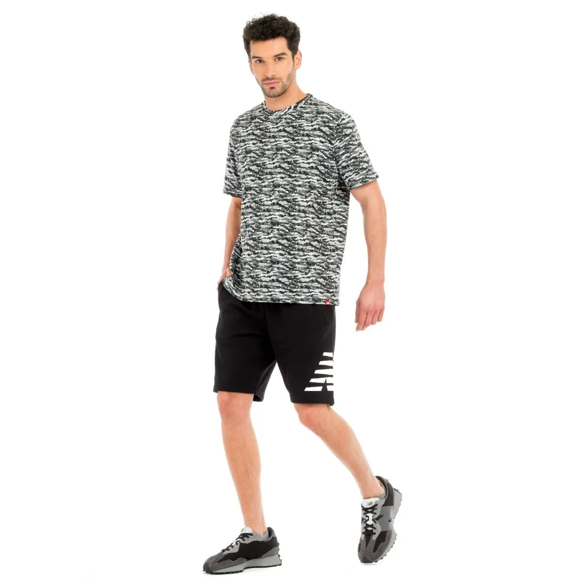 Short Lifestyle Hombre New Balance Negro