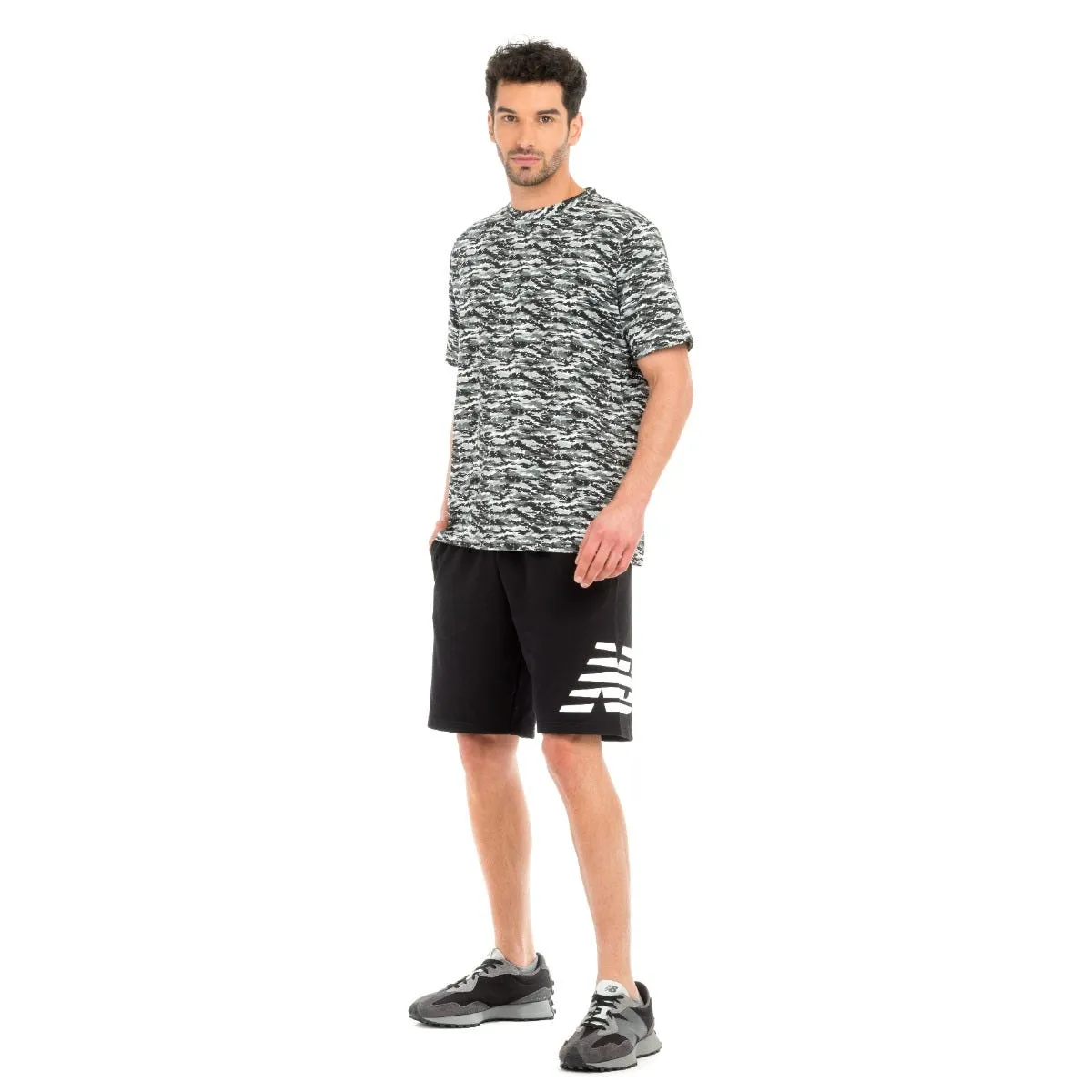 Short Lifestyle Hombre New Balance Negro