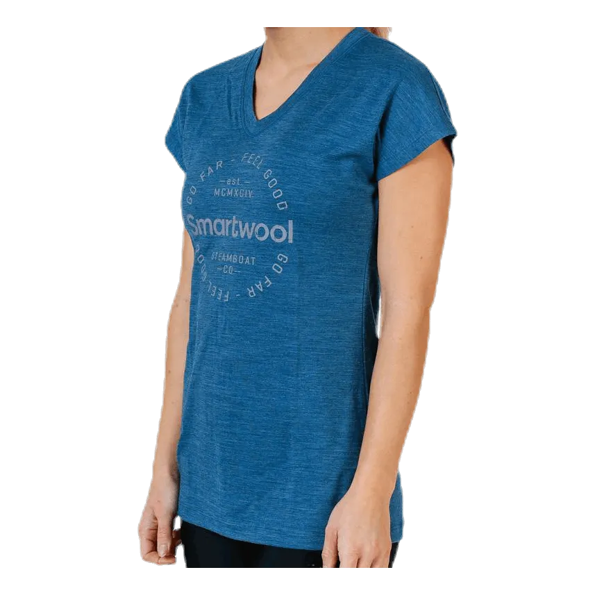Smartwool Go Far Feel Good Tee Blue