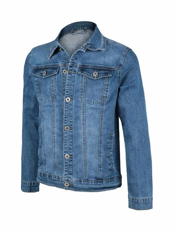 Solada chaqueta de mezclilla de los hombres