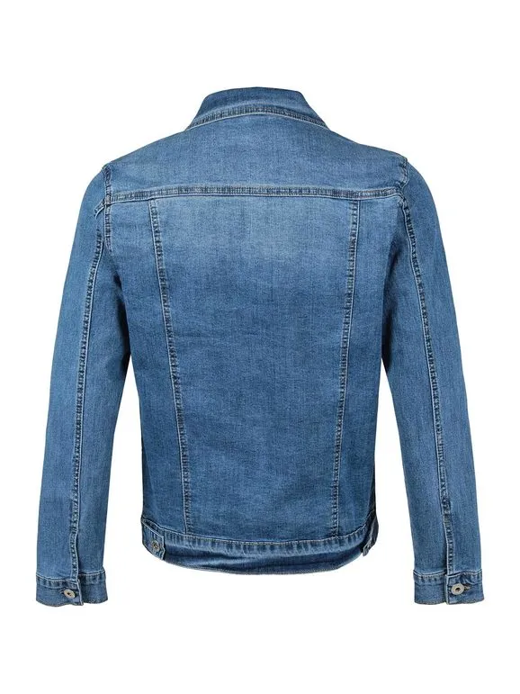 Solada chaqueta de mezclilla de los hombres