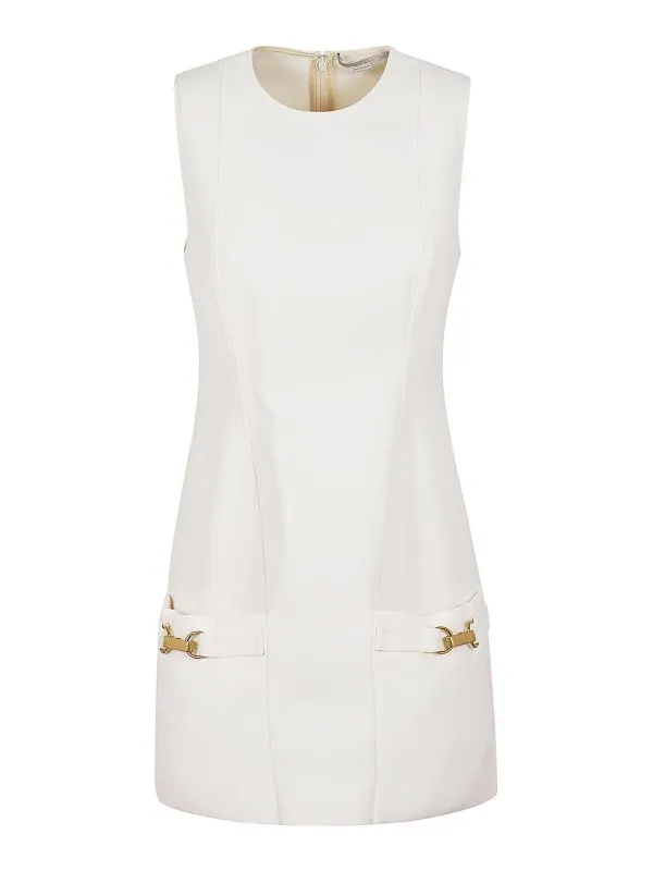 STELLA MCCARTNEY VESTIDO DE CóCTEL  CREMA