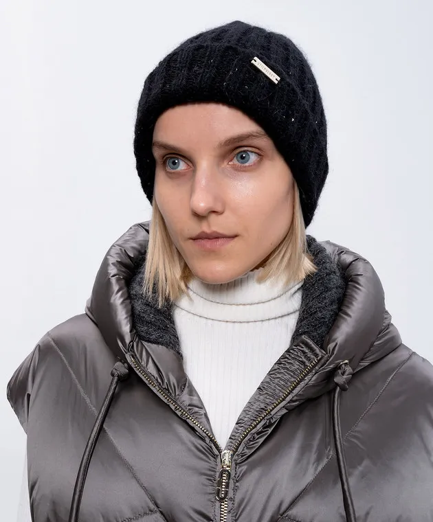 Stilnology Black cap with sequins
