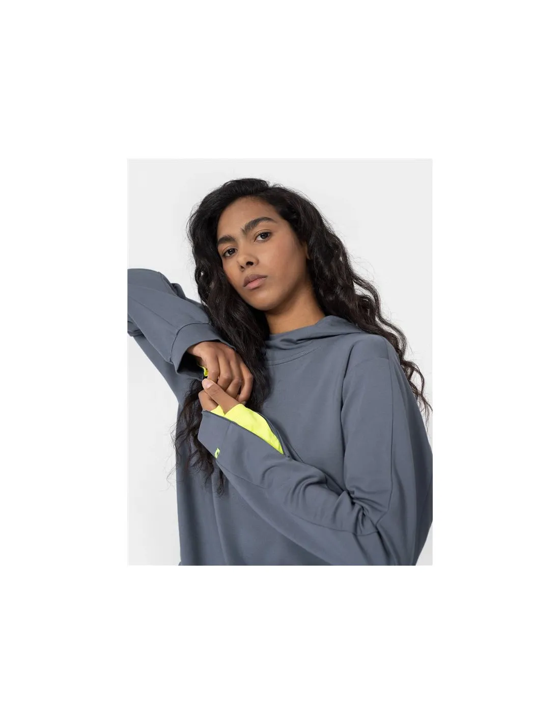 Sudadera 4F gris Mujer