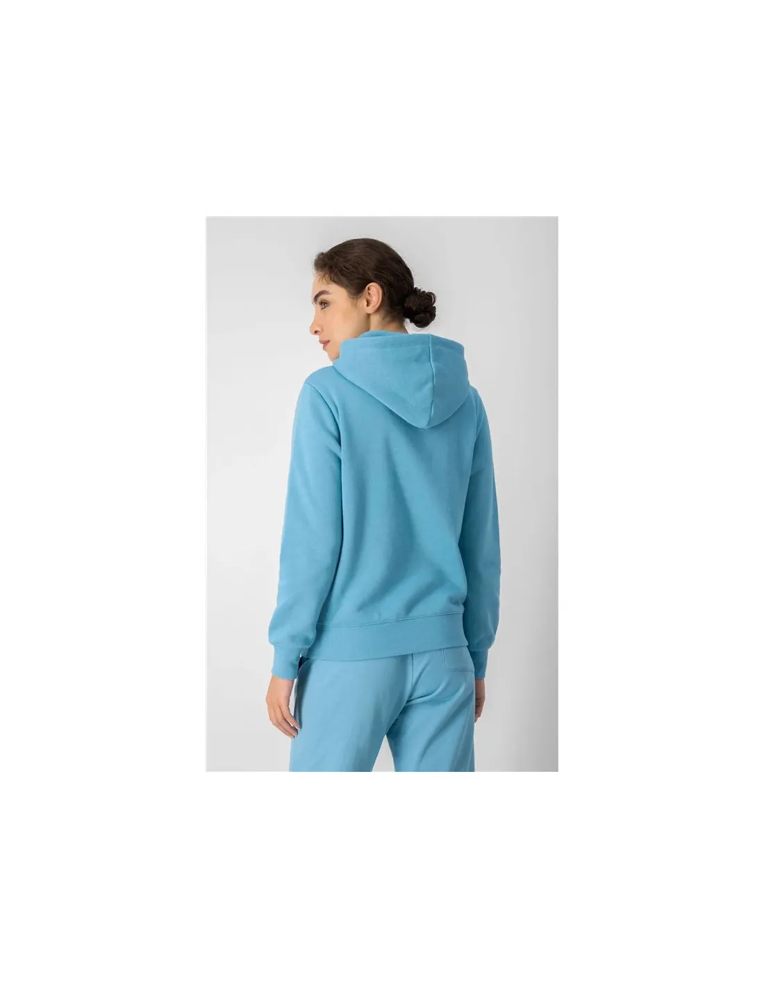 Sudadera Champion Hooded Mujer Blue