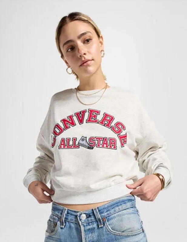 Sudadera Converse Heritage Cropped Crewneck Sweat