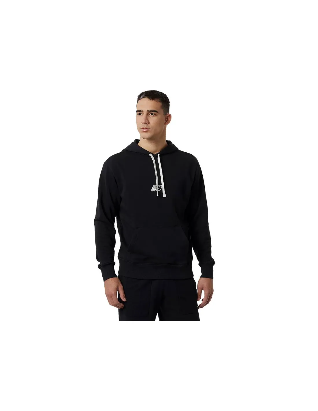 Sudadera New Balance Essentials Fleece negro Hombre