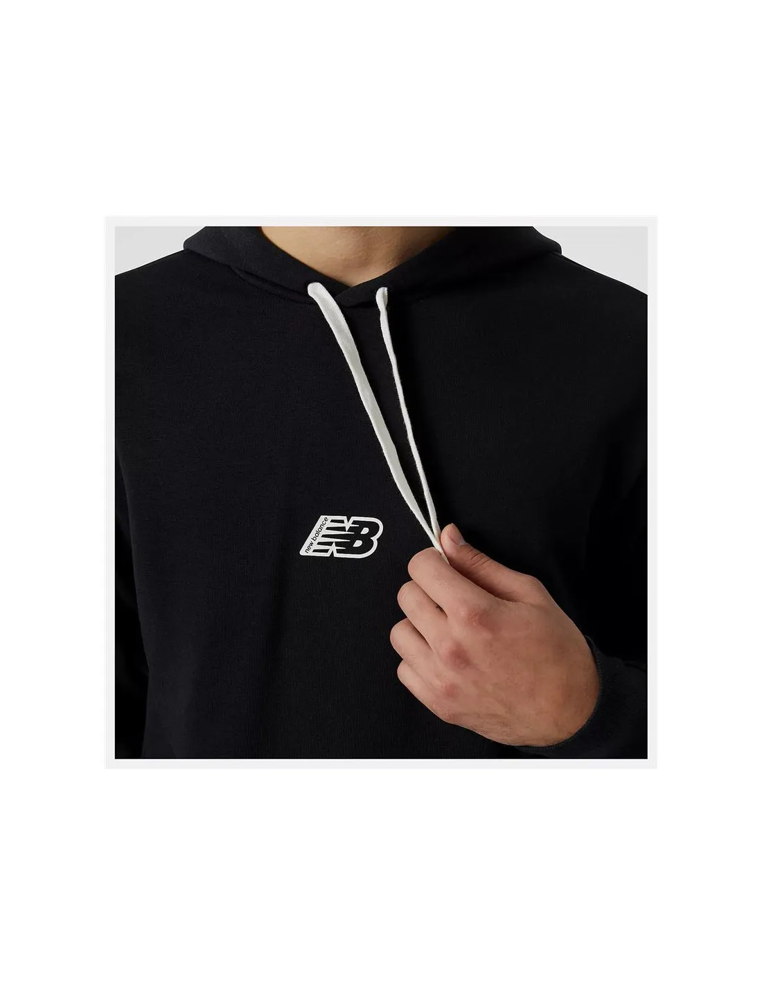 Sudadera New Balance Essentials Fleece negro Hombre