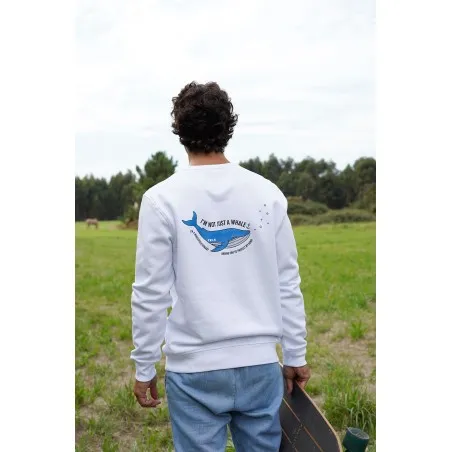 Sudadera Whalevolution White 