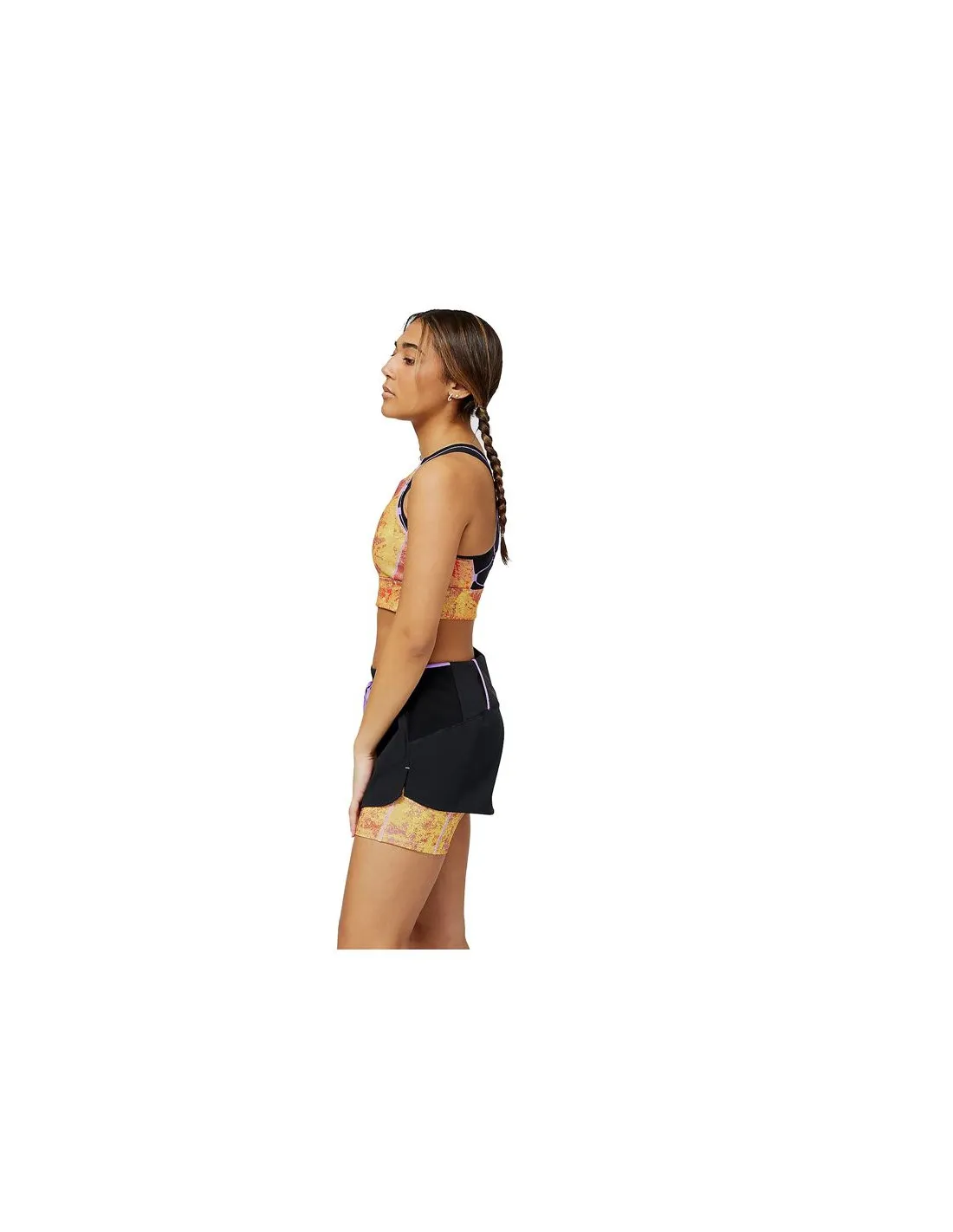 Sujetador de trail New Balance Impact Run AT morado Mujer