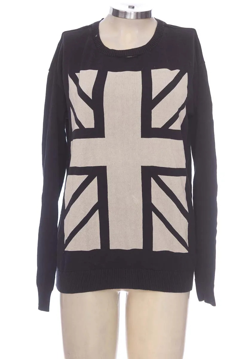 SWEATER COLOR NEGRO  FOREVER 21