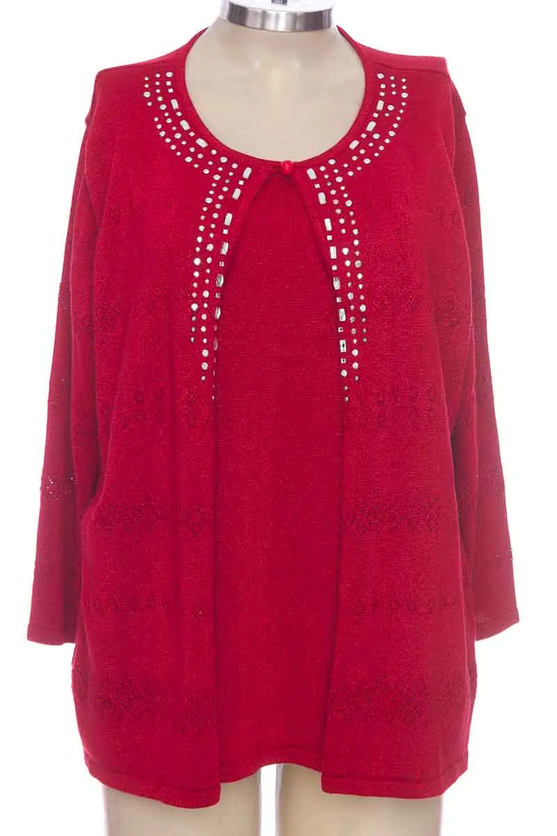 SWEATER COLOR ROJO  ALFRED DUNNER