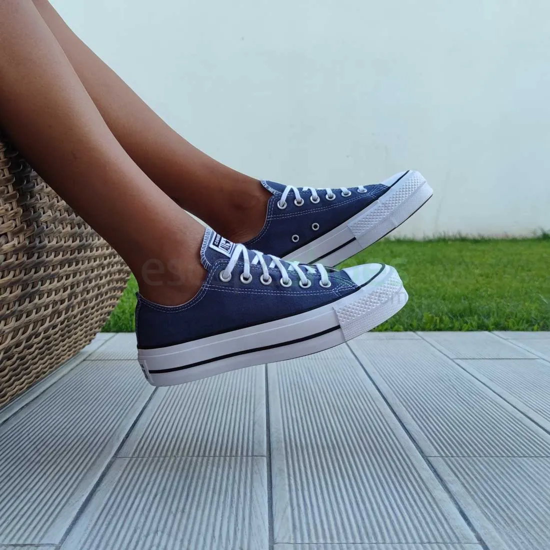 Tenis CONVERSE All Star Steel White Black 571405C