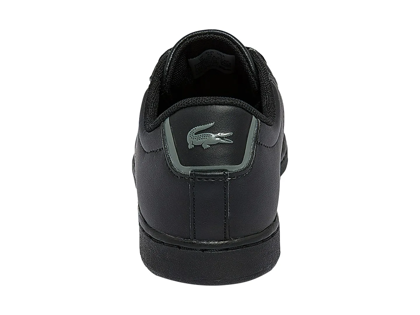 Tenis Lacoste Carnaby  Negro Para Niño