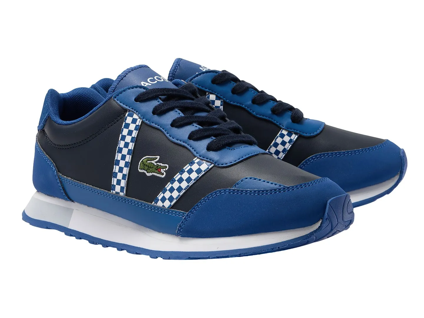 Tenis Lacoste Partner  Azul Para Niño