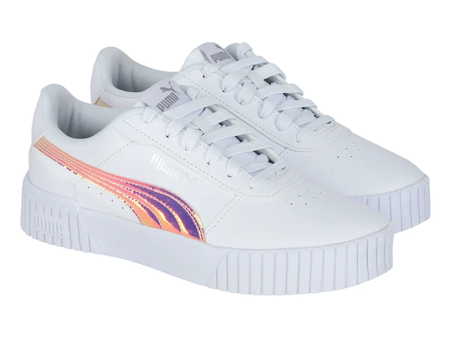 Tenis Puma Carina 2.0 Blanco Para Niña