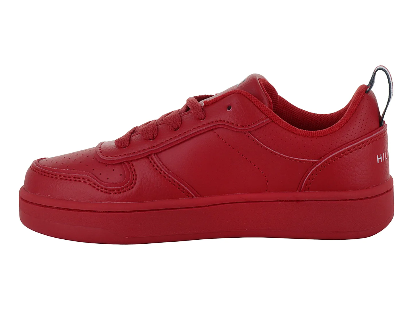 Tenis Tommy Hilfiger Court Low Rojo Para Niño