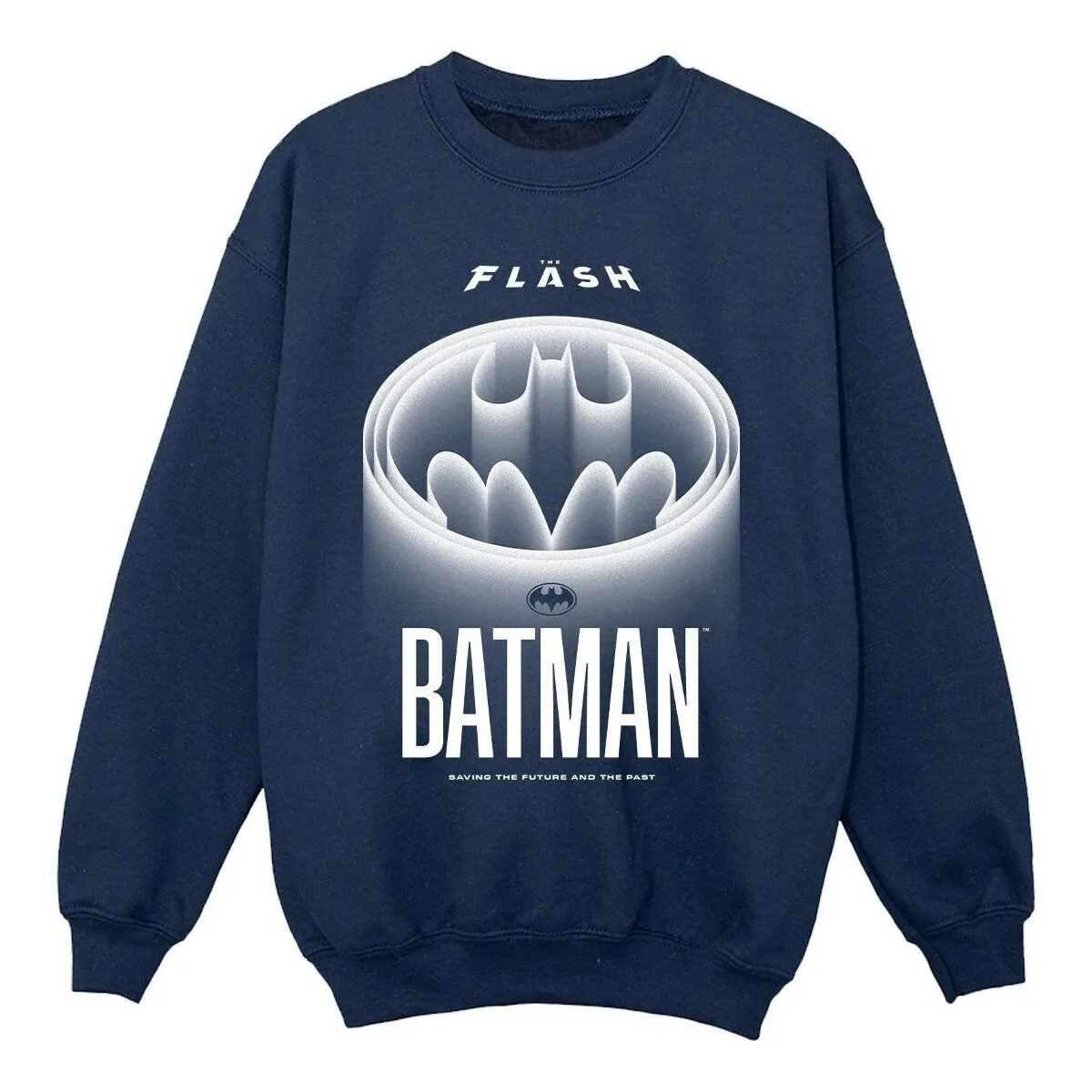 The Flash Batman White Logo