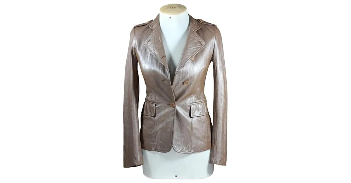 Theory Chaqueta Bronce 