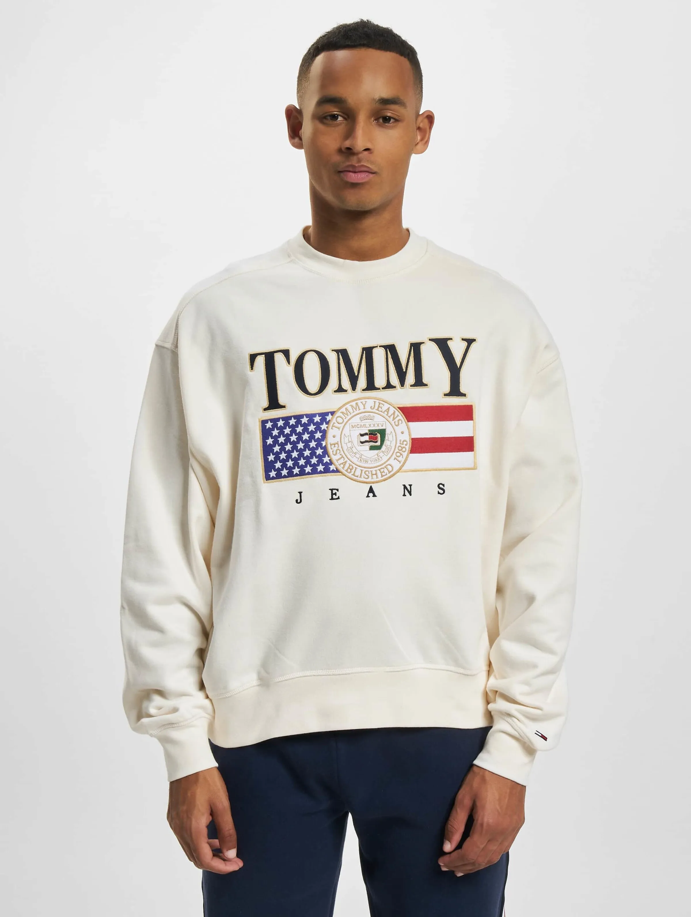 Tommy Jeans Boxy Cropped Luxe Crew