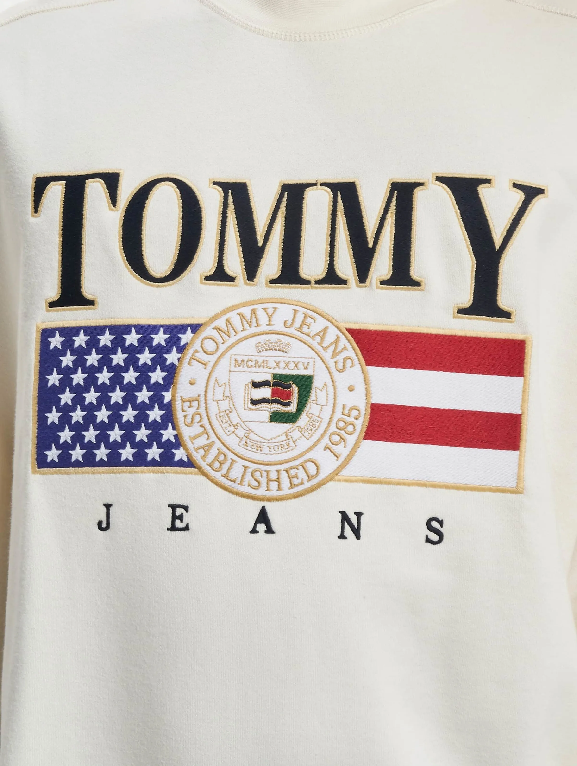 Tommy Jeans Boxy Cropped Luxe Crew