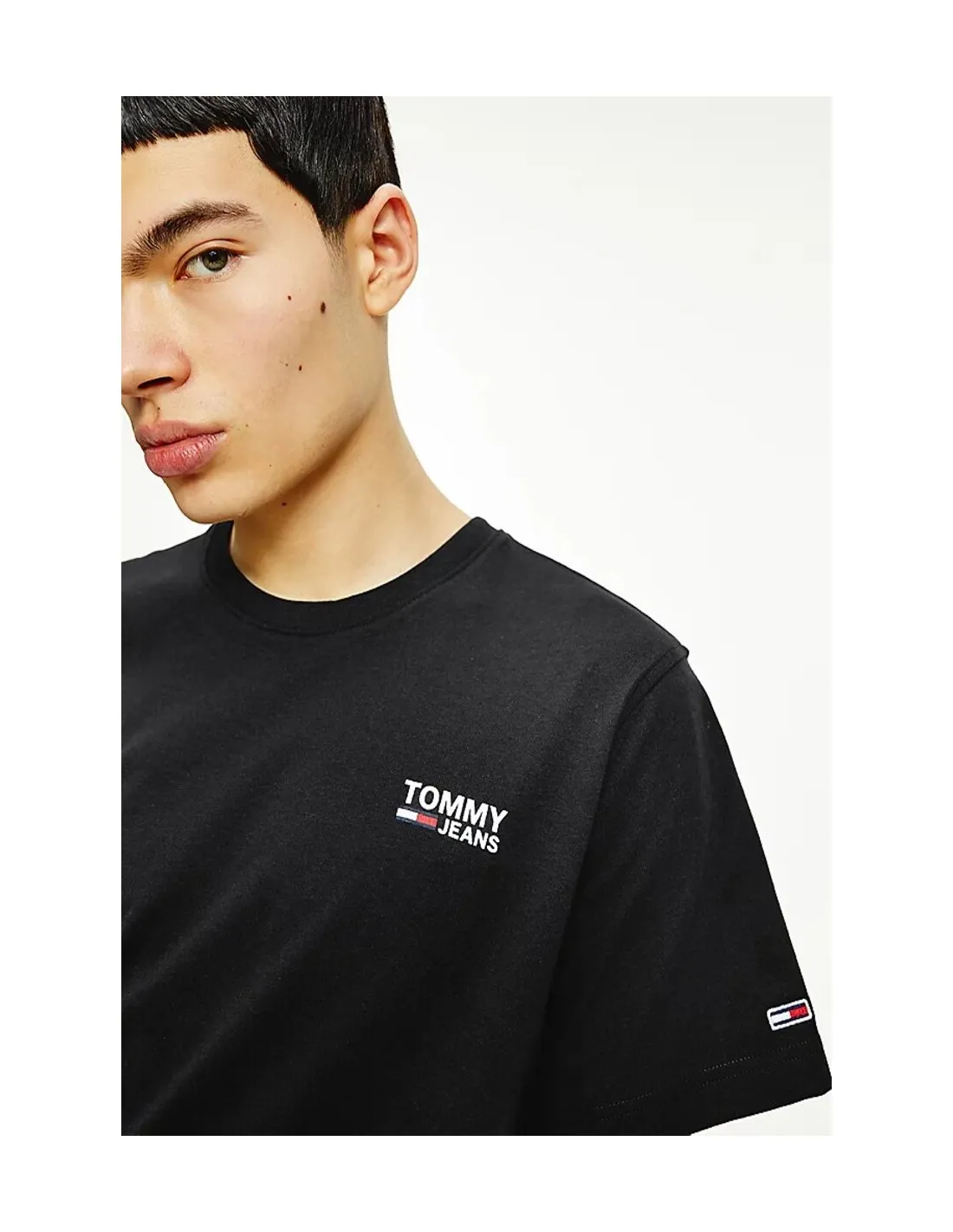 Tommy Jeans camiseta de algodón orgánico con Logo pequeño