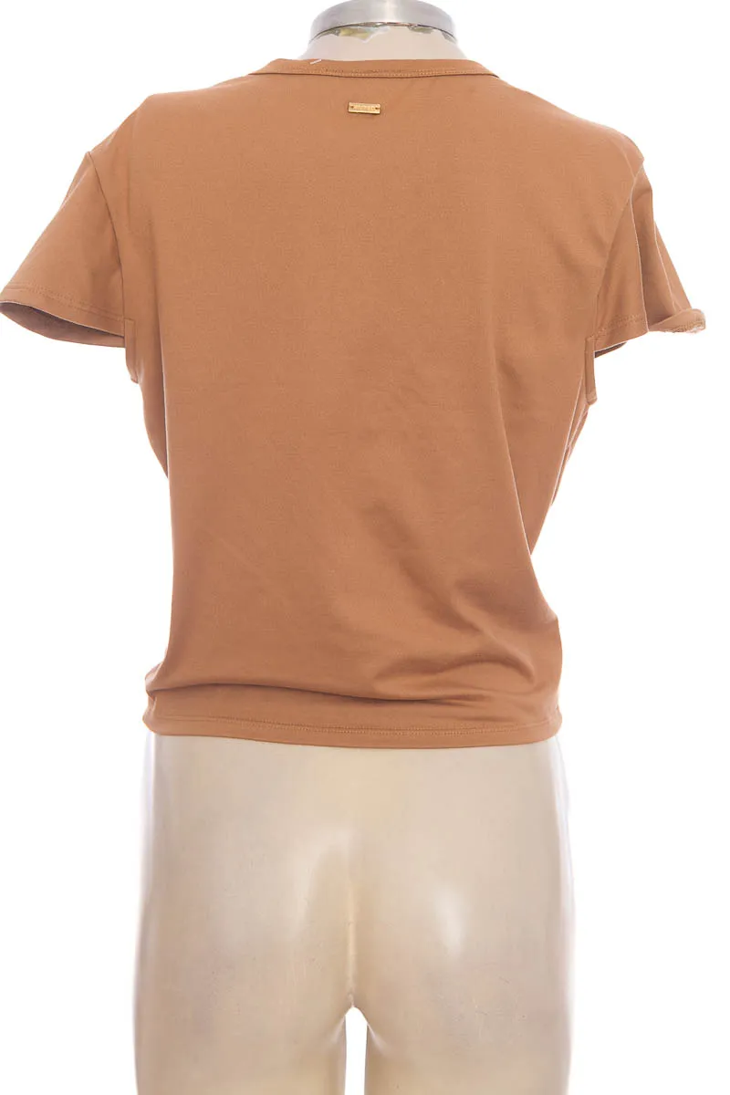 TOP / CAMISETA COLOR CAFé  STUDIO F