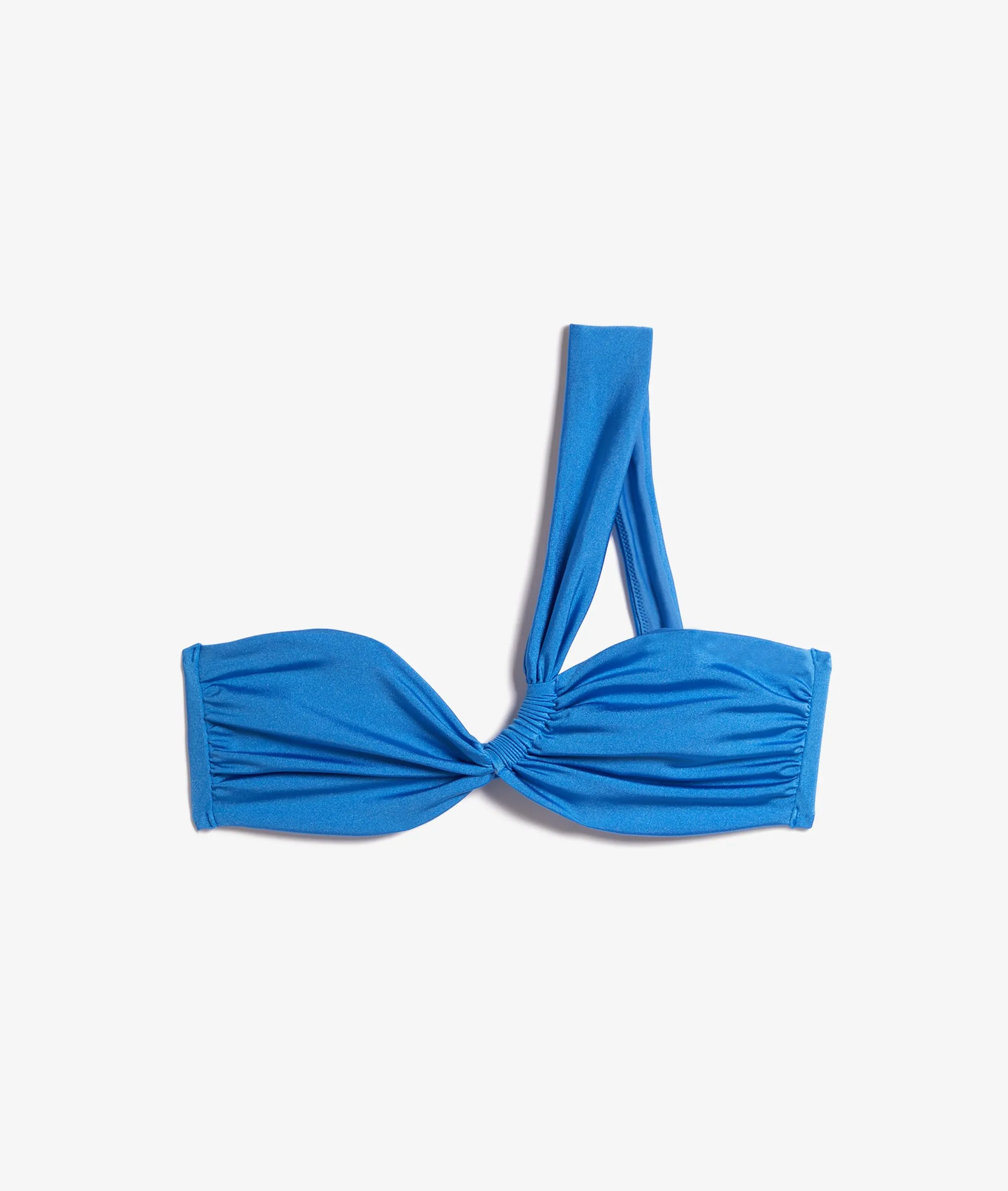TOP BIKINI BANDEAU ASIMéTRICO FLORIDA BLEU VIF  ETAM