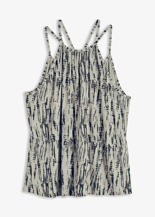 TOP NEGROCRUDO ESTAMPADO