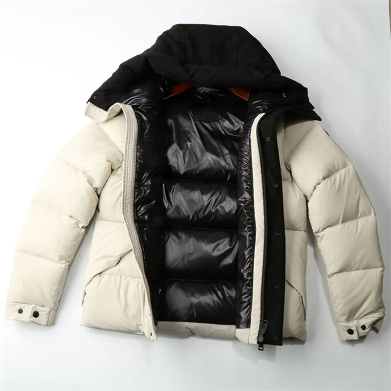TOPSTONEY 2023, chaqueta esponjosa con capucha de Darth Vader para hombre, chaqueta esponjosa de plumón de pato blanco de tenden