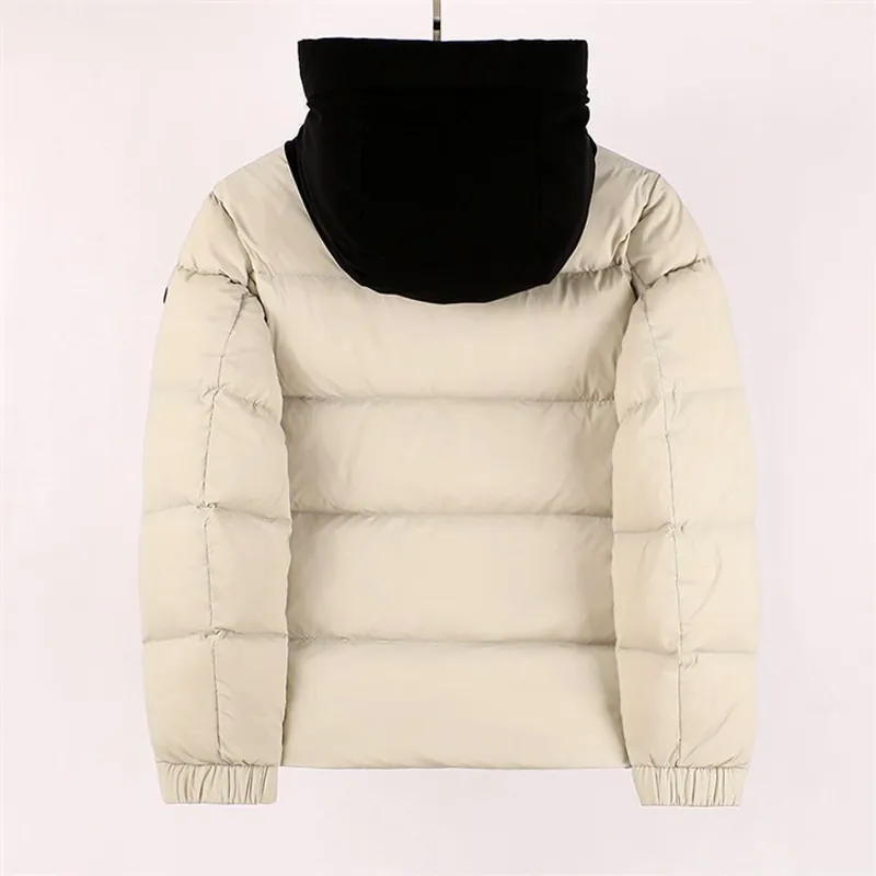 TOPSTONEY 2023, chaqueta esponjosa con capucha de Darth Vader para hombre, chaqueta esponjosa de plumón de pato blanco de tenden
