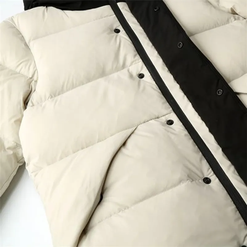 TOPSTONEY 2023, chaqueta esponjosa con capucha de Darth Vader para hombre, chaqueta esponjosa de plumón de pato blanco de tenden