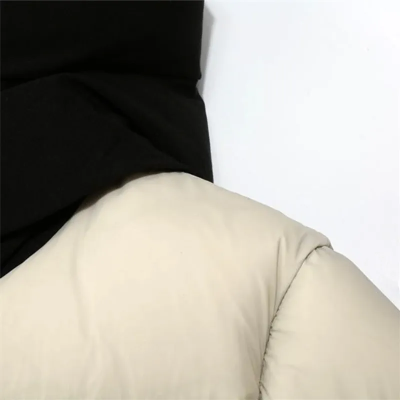 TOPSTONEY 2023, chaqueta esponjosa con capucha de Darth Vader para hombre, chaqueta esponjosa de plumón de pato blanco de tenden