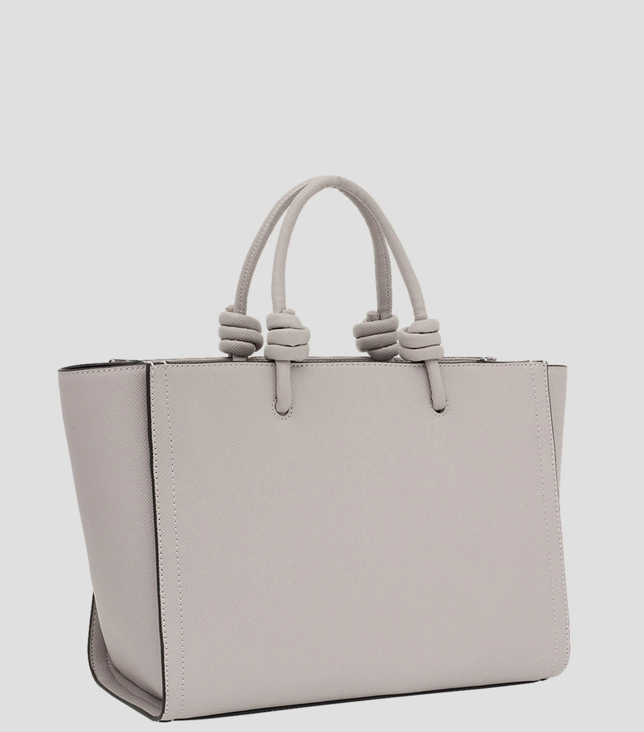 Tous Bolso tote mediano Amaya gris claro La Rue New con logo Mujer