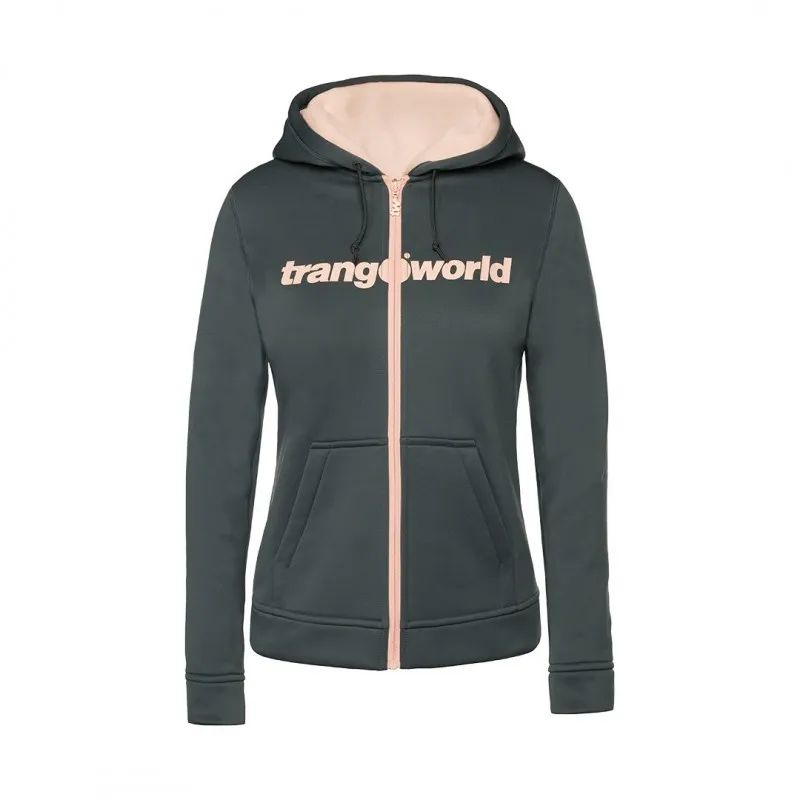 Trangoworld CHAQUETA LIENA GRIS/ROSA
