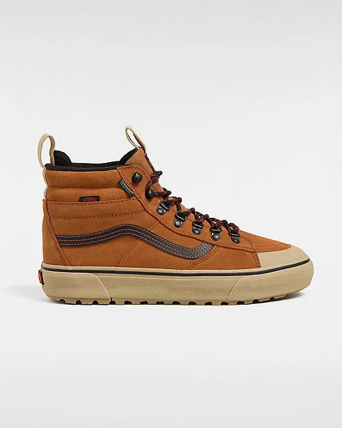 VANS MTE SK8HI DR WATERPROOF SHOES (GLAZED GINGER) UNISEX ORANGE, SIZE 34.5