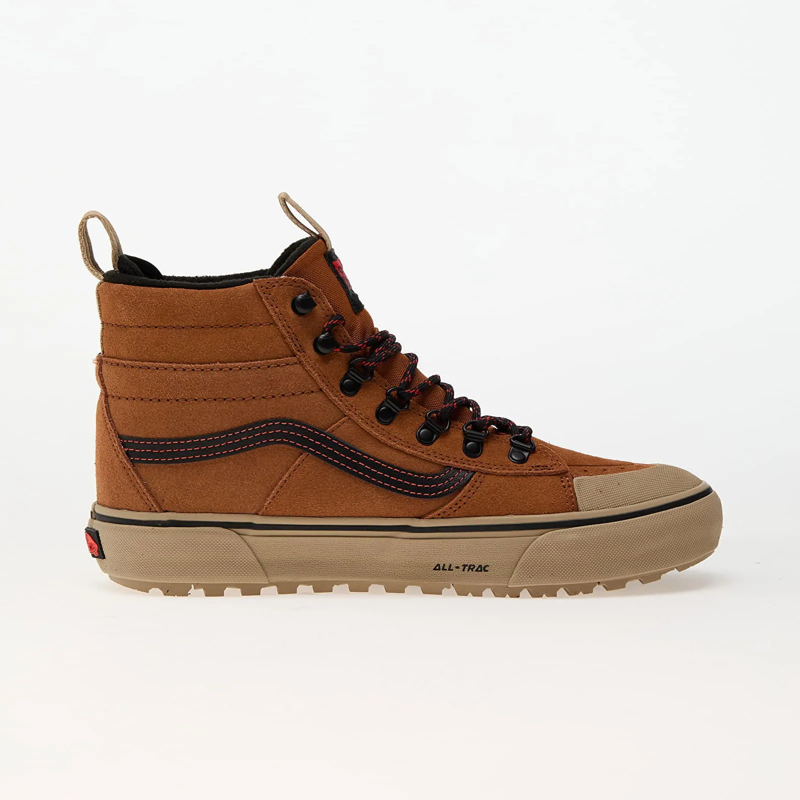 VANS MTE SK8HI DR WATERPROOF SHOES (GLAZED GINGER) UNISEX ORANGE, SIZE 34.5