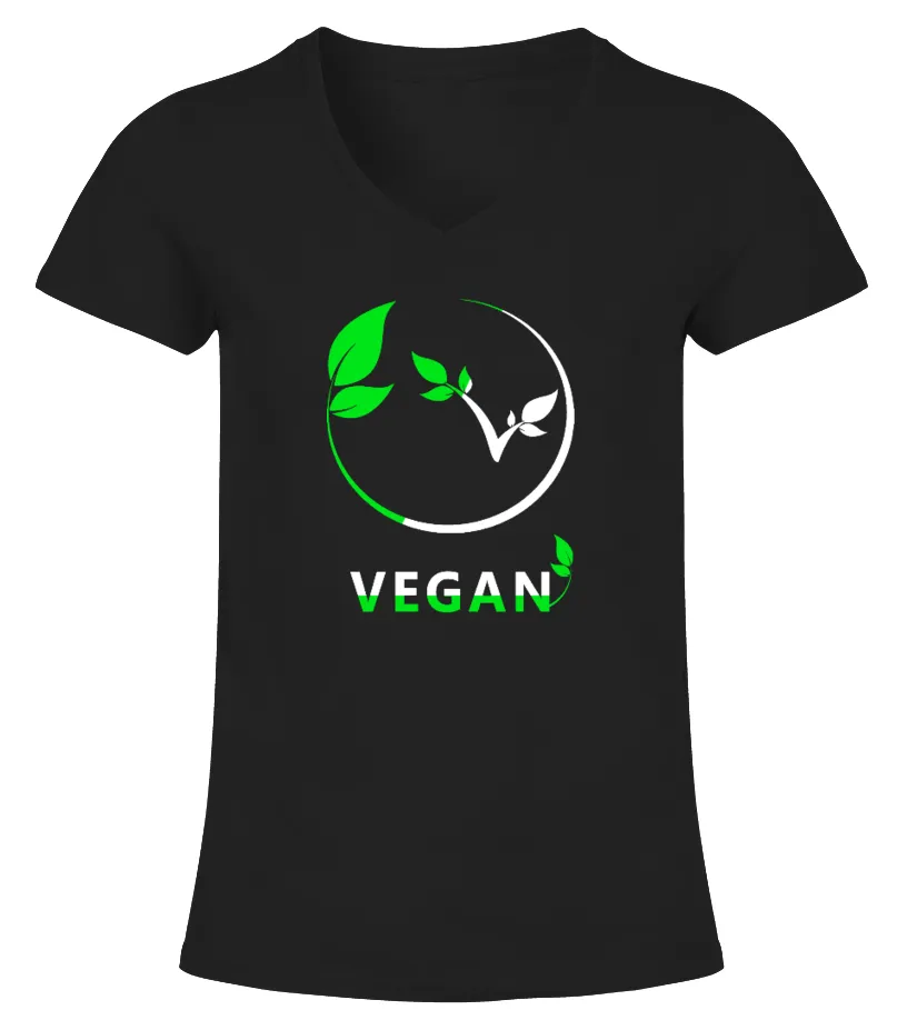 VEGAN TSHIRT "LIMITED EDITION" CAMISETA CUELLO PICO MUJER