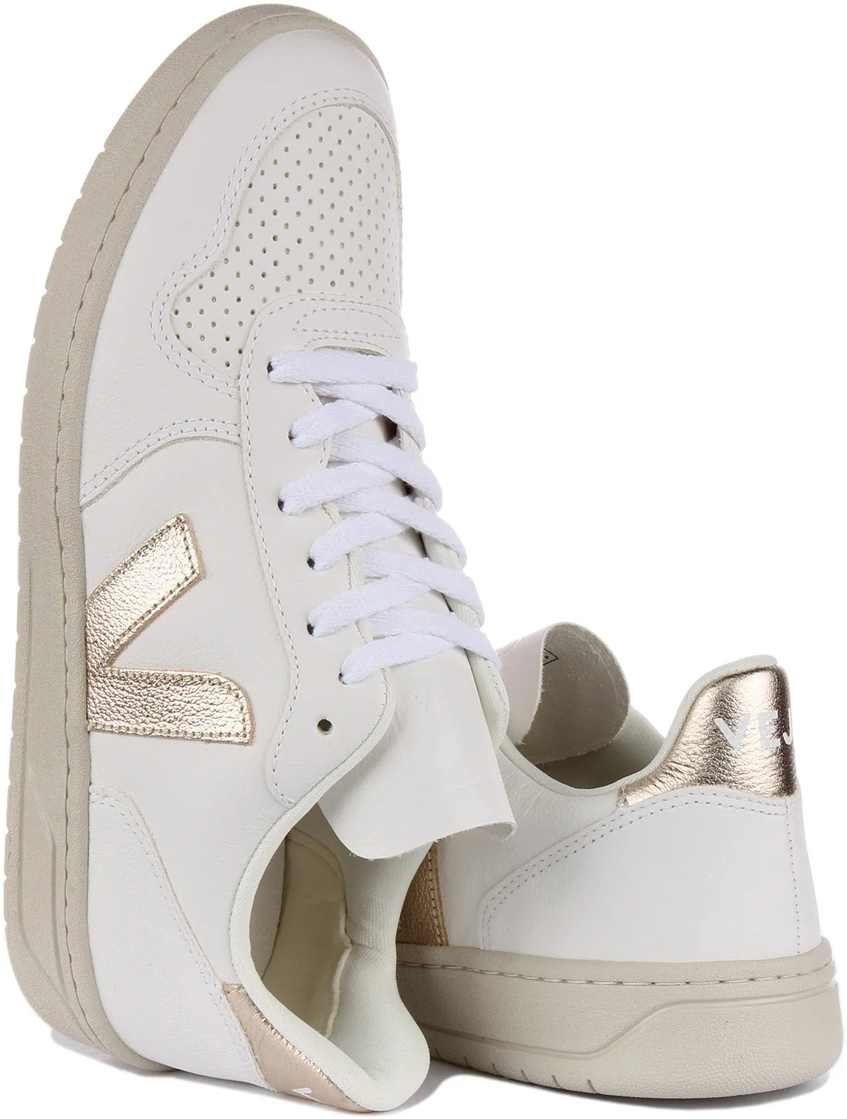 VEJA V 10 ChromeFree en Gray White para hombres