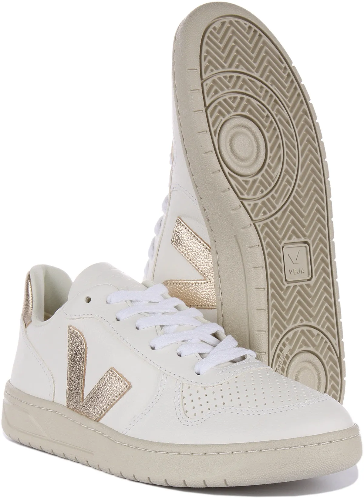 VEJA V 10 ChromeFree en Gray White para hombres