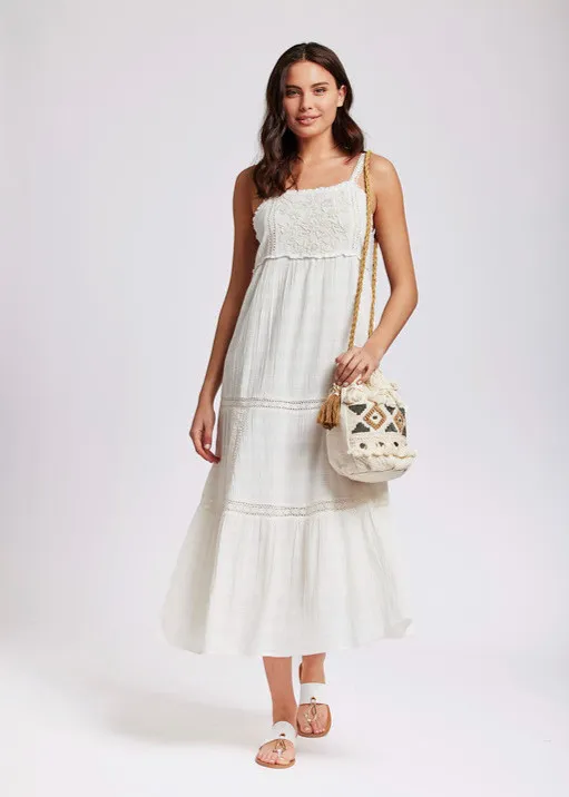 Vestido Blanco bordado Julia