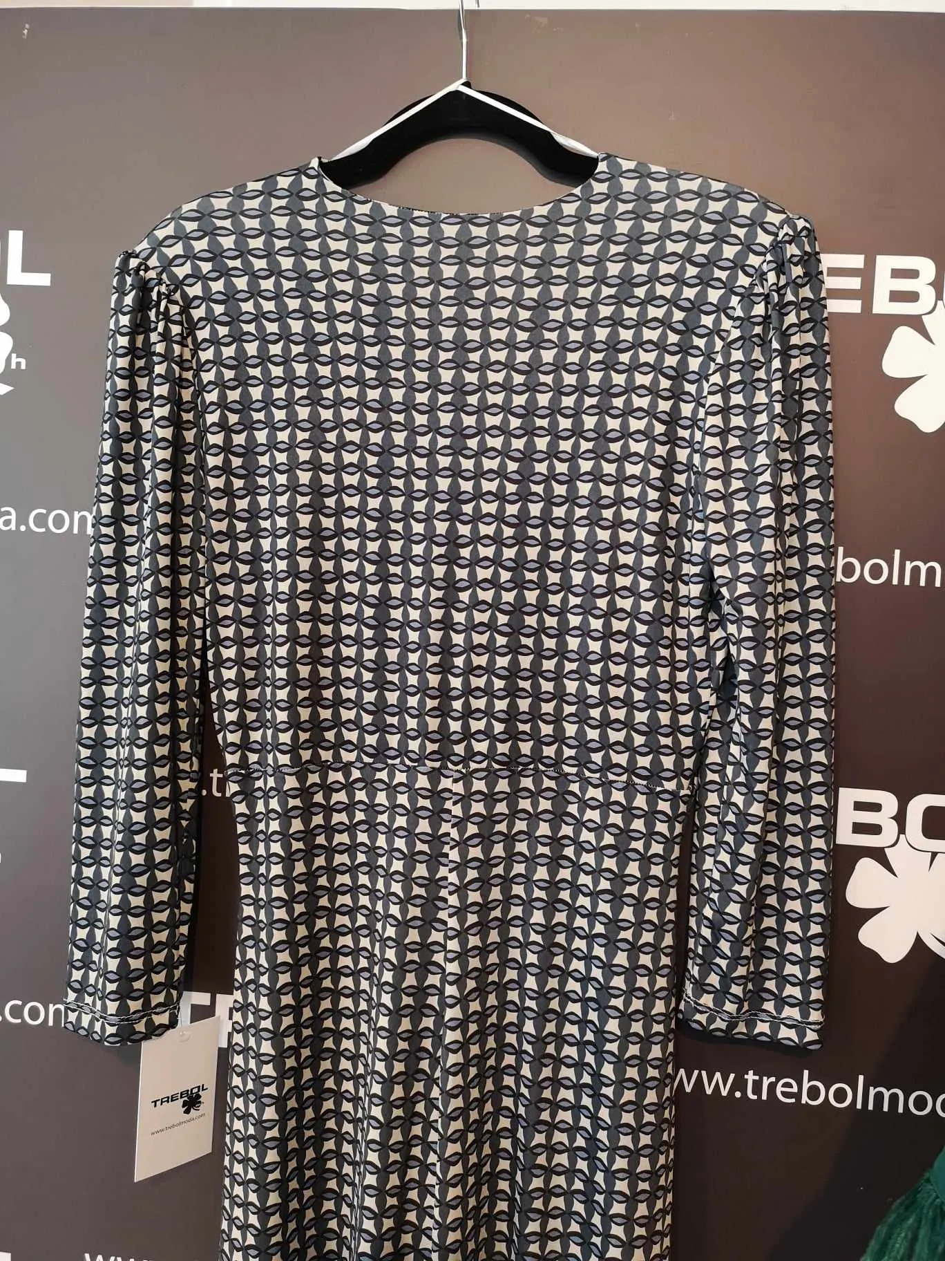 Vestido elástico estampado